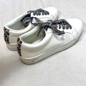 American Eagle White Cheetah Shoes